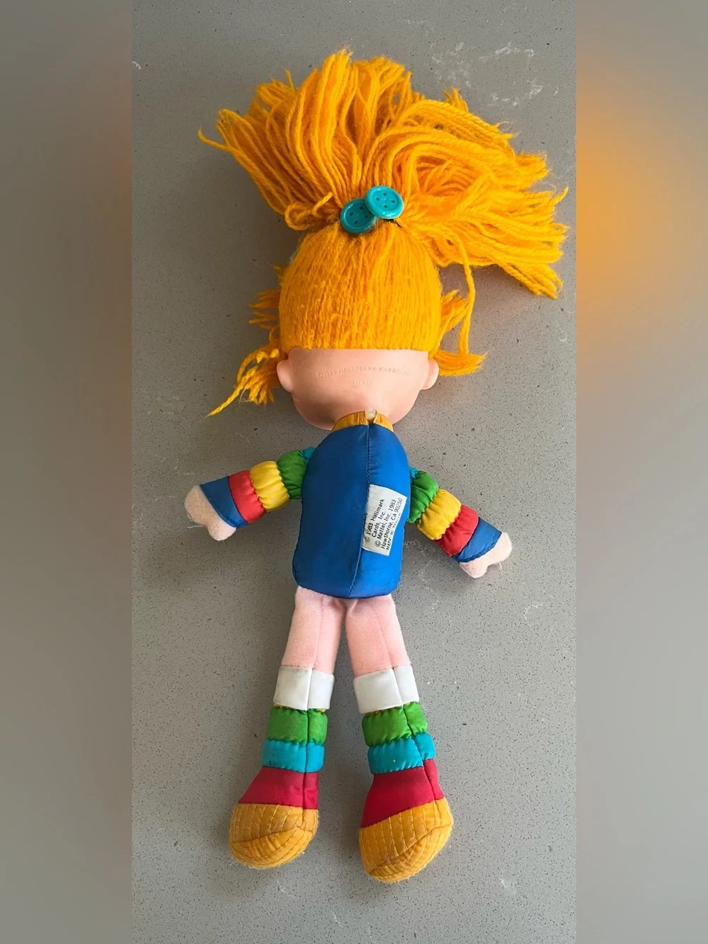 Vintage 80’s 1983 Hallmark Rainbow Brite 12” Doll Original Plush Mattel